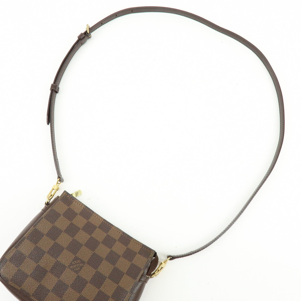 Louis Vuitton Trousse Make Up Damier Brown Canvas Clutche & Pouche Bag (Pre-Owned)