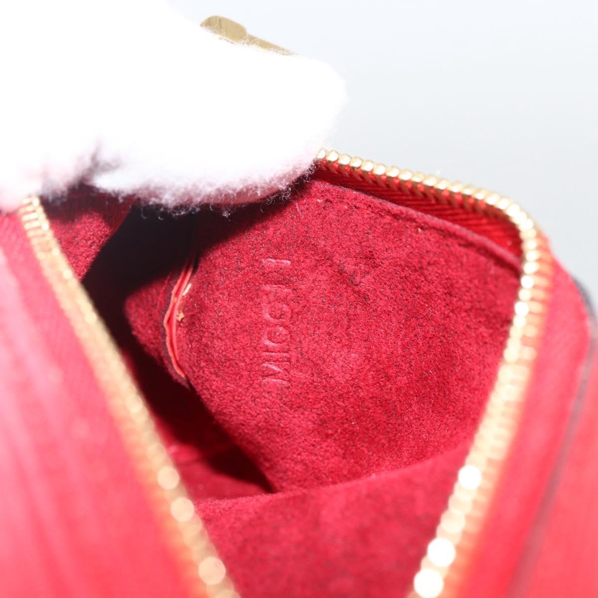 Louis Vuitton Soufflot Pochette Epi Leather Red Leather Clutche & Pouche Bag (Pre-Owned)