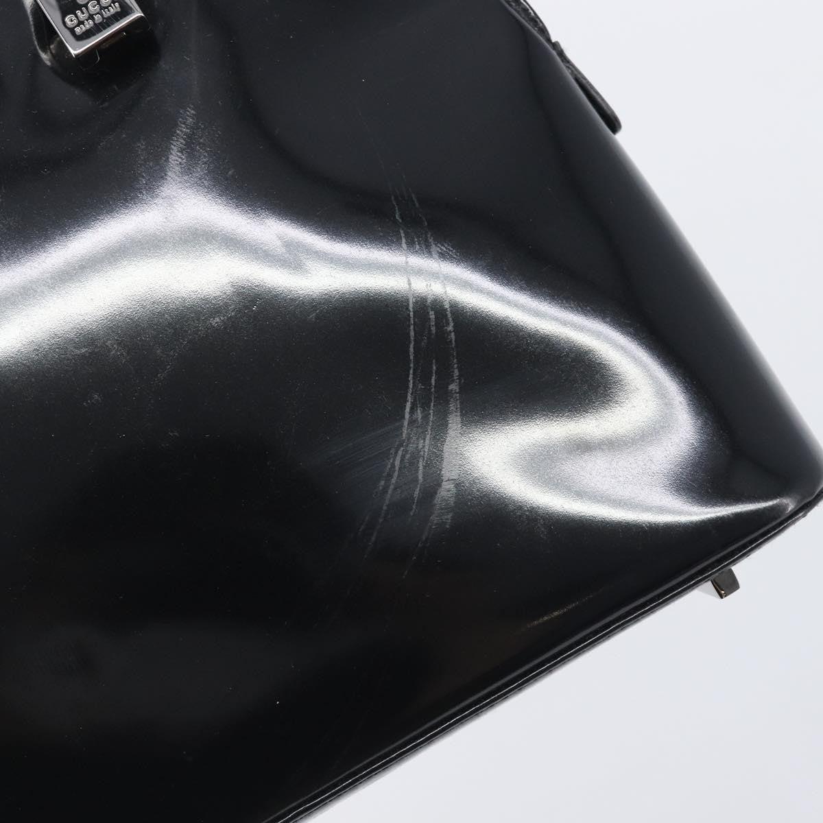 Gucci Shoulder Patent Leather Black Patent_Leather Shoulder Bag Bag (Pre-Owned)