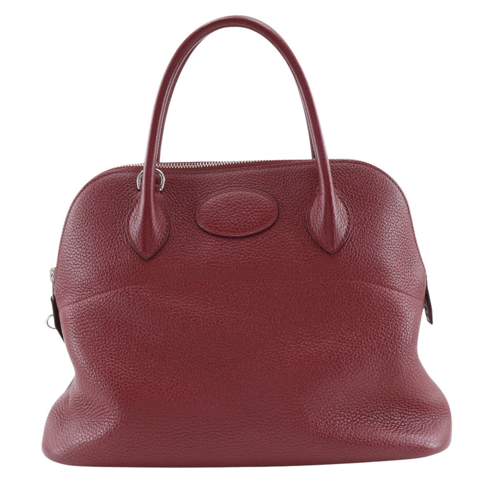 Hermès Bolide Burgundy Leather Handbag (Pre-Owned)