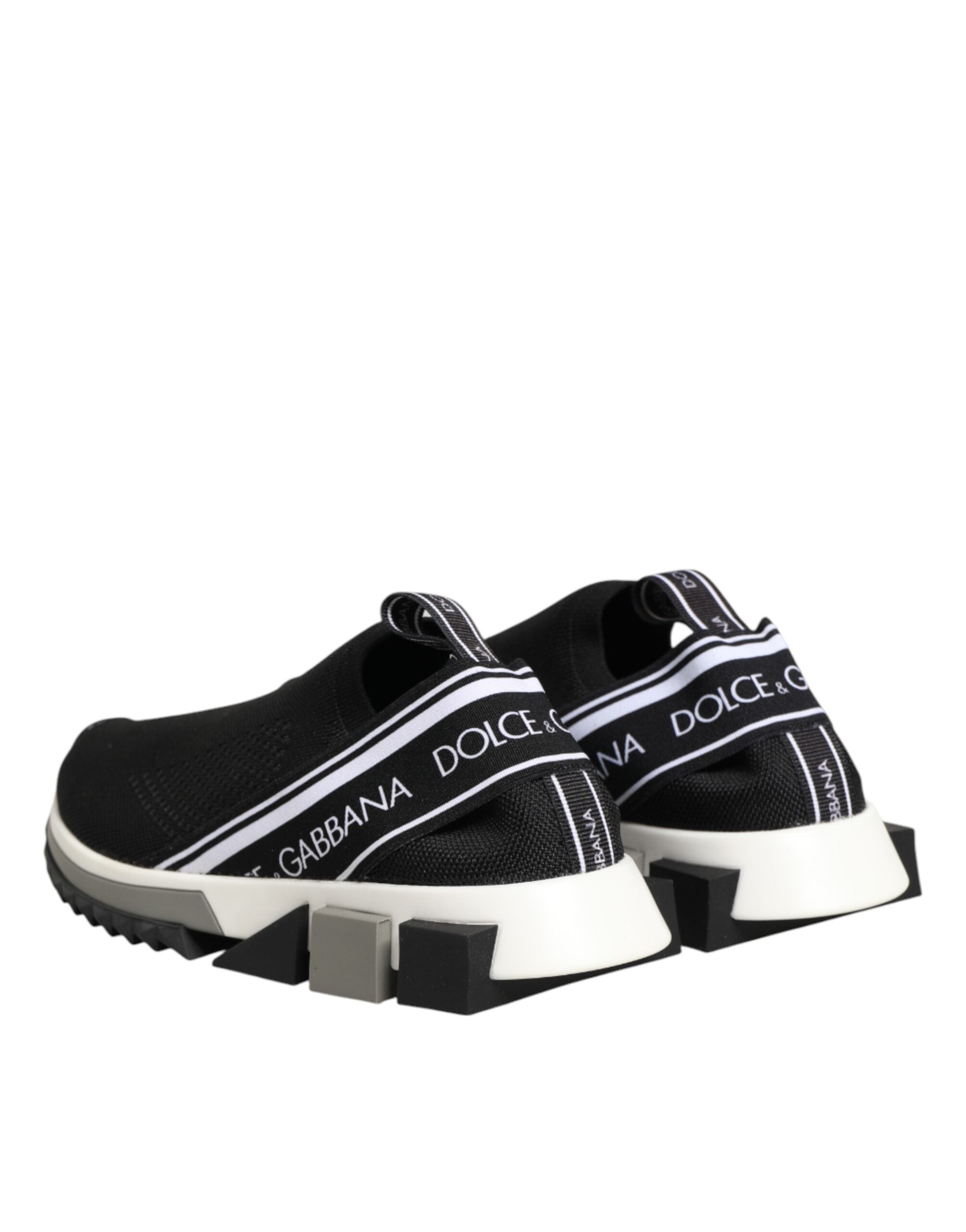Dolce & Gabbana Black Slip On Sorrento Low Top Sneakers Women's Shoes