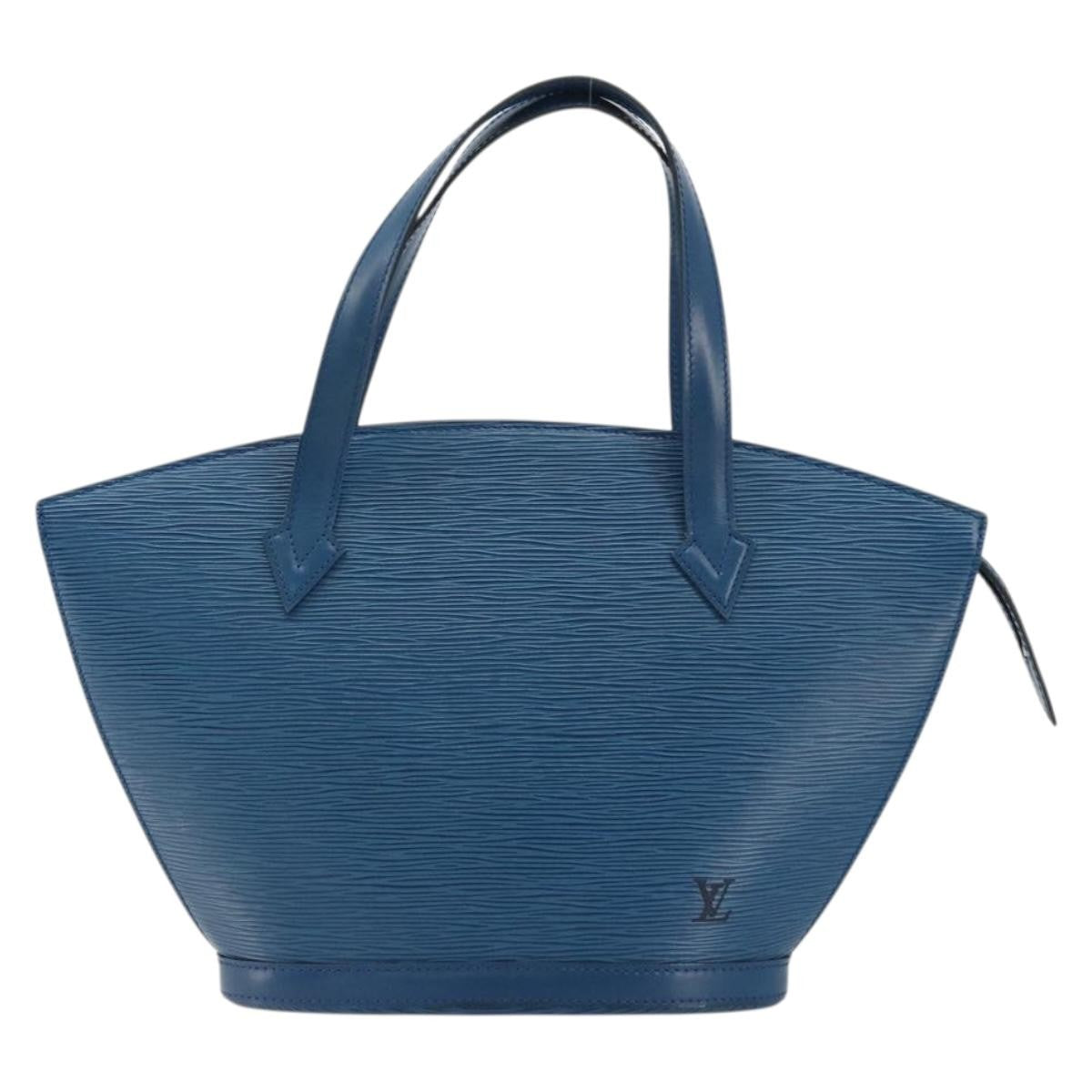 Louis Vuitton Saint Jacques Epi Leather Blue Leather Handbag (Pre-Owned)