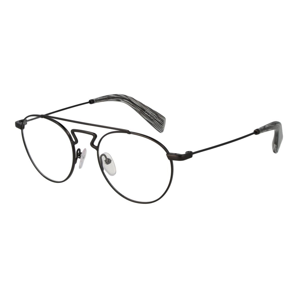 Yohji Yamamoto Black Metal Glasses Men's (Frames)