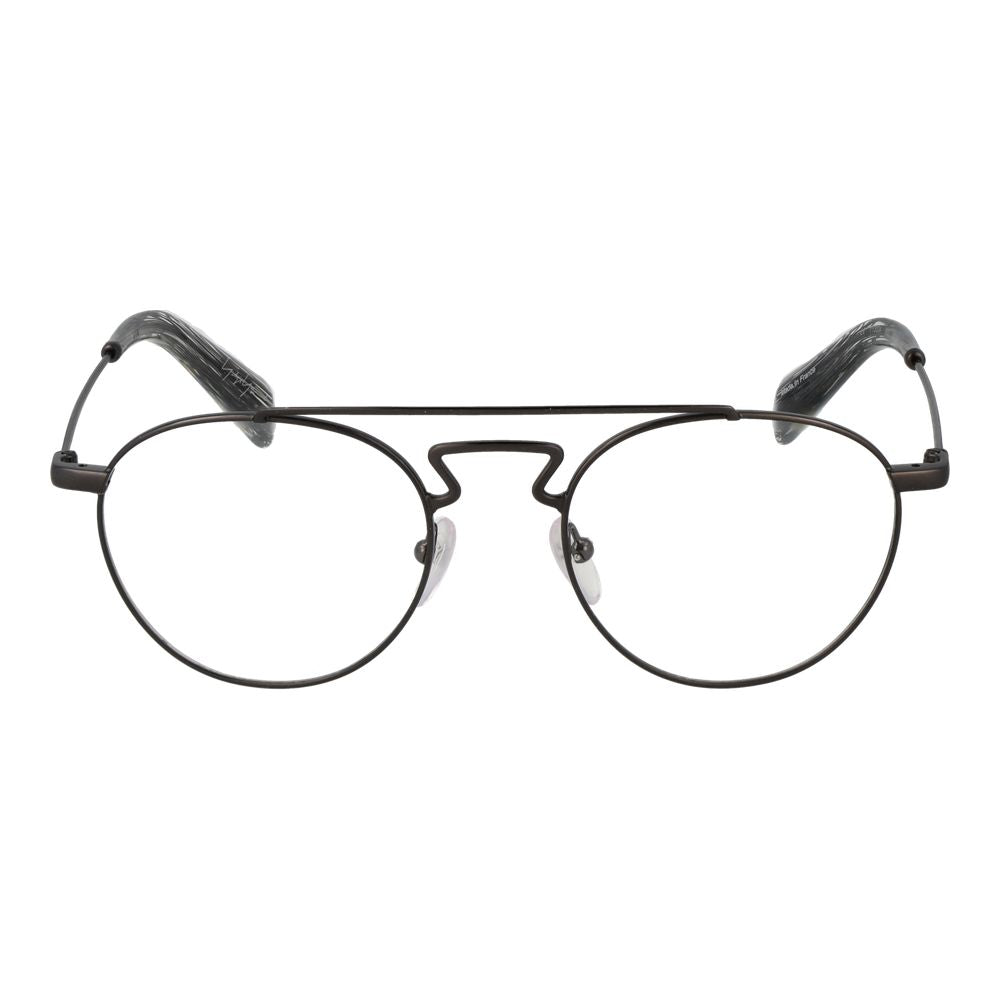 Yohji Yamamoto Black Metal Glasses Men's (Frames)