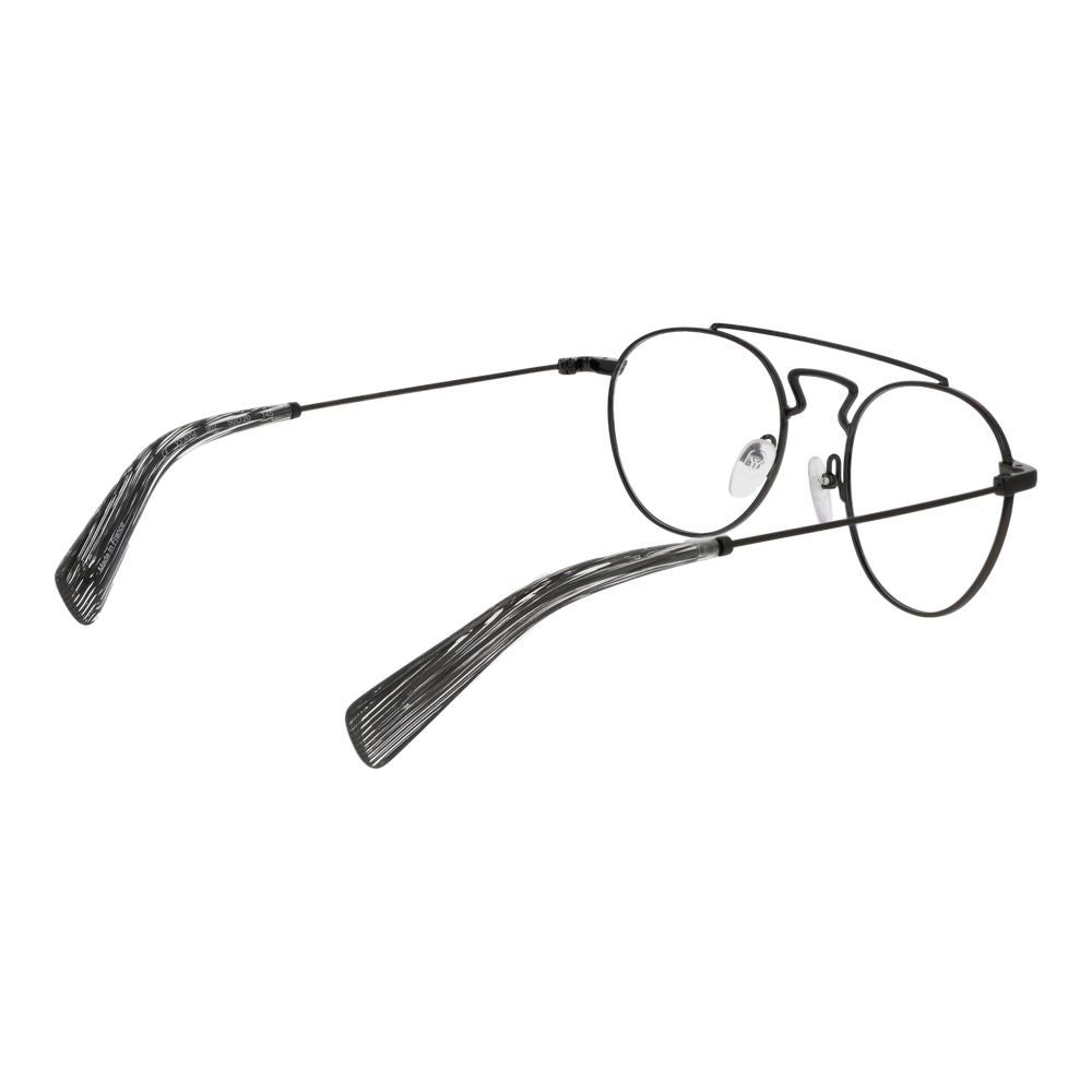 Yohji Yamamoto Black Metal Glasses Men's (Frames)