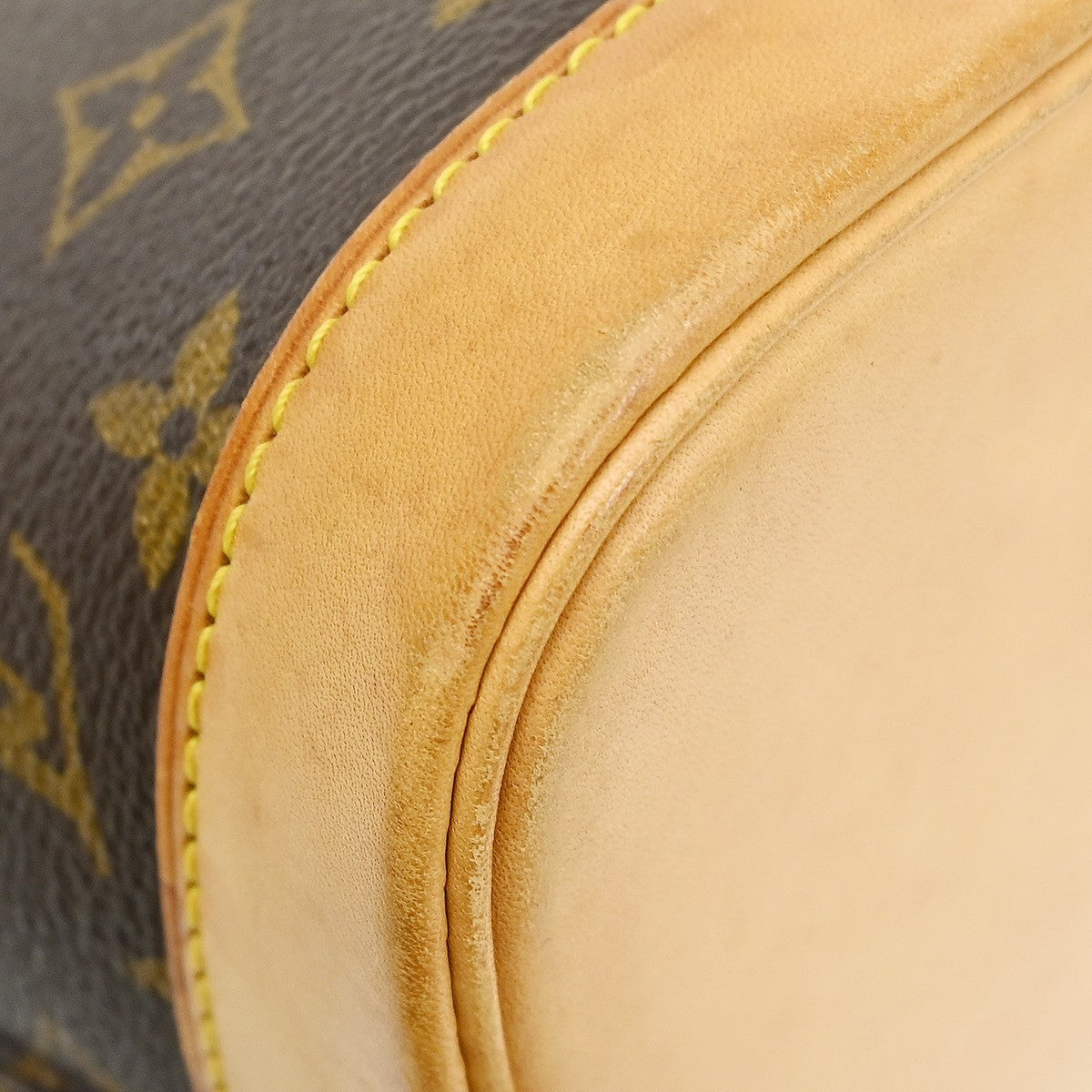 Louis Vuitton Alma Monogram Canvas Brown Canvas Handbag (Pre-Owned)