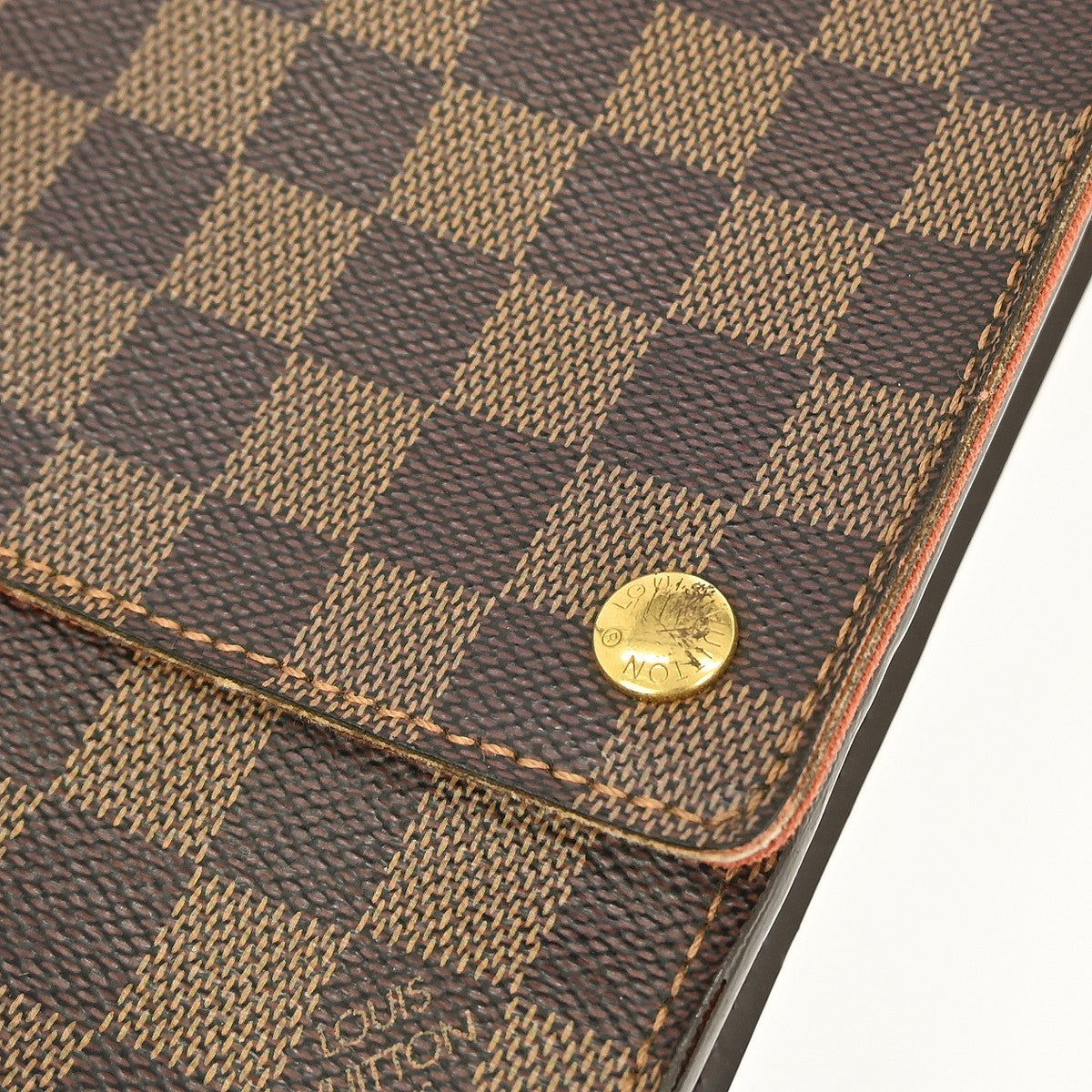 Louis Vuitton Portobello Messenger Damier Ebene Brown Canvas Shoulder Bag Bag (Pre-Owned)