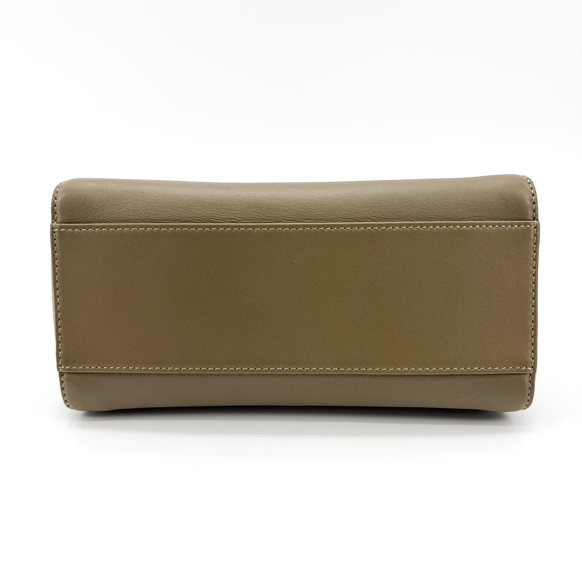 Fendi Peekaboo Soft Leather Beige Leather Handbag (Pre-Owned)