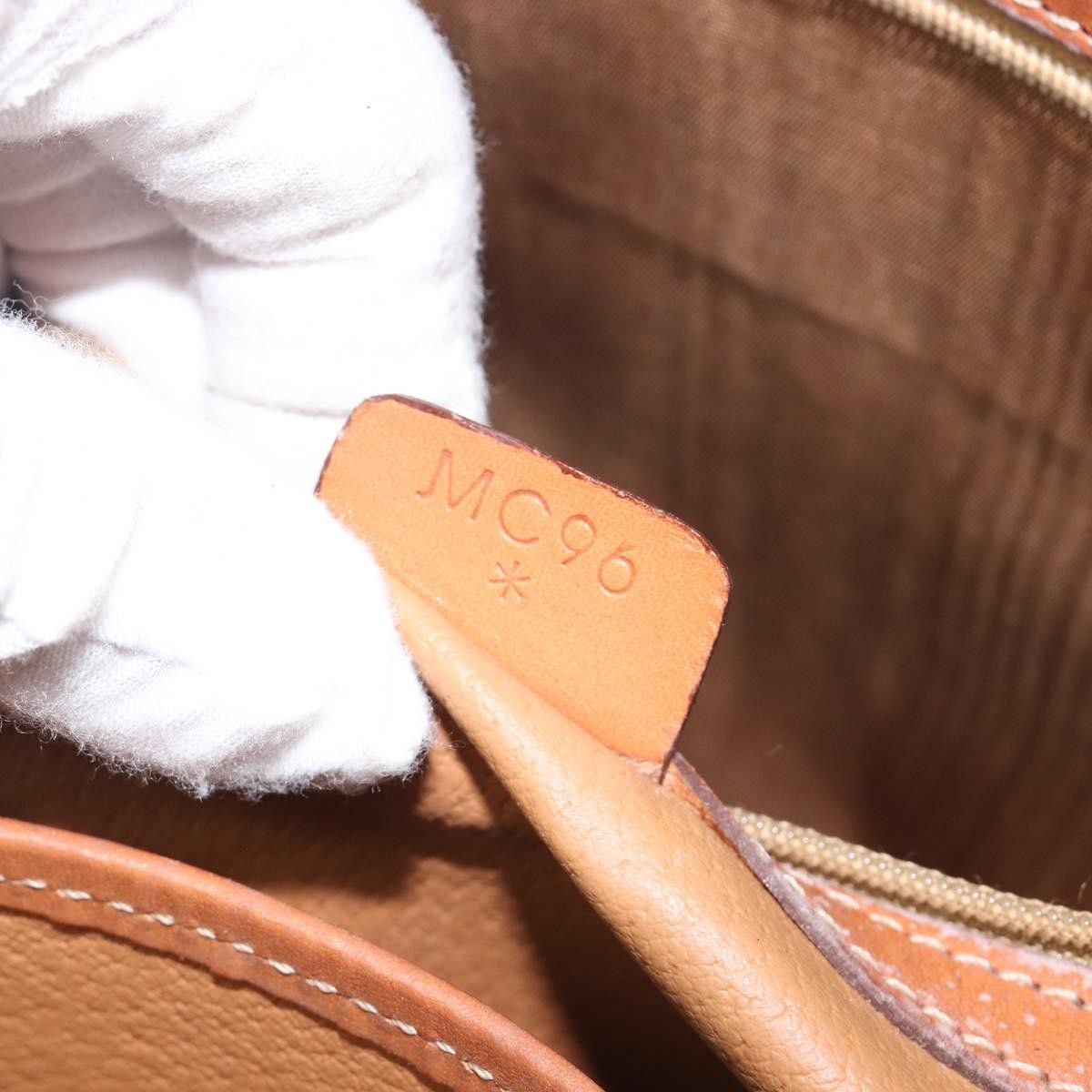Celine Macadam Shoulder Leather Brown Canvas Crossbody Bag Bag (Pre-Owned)