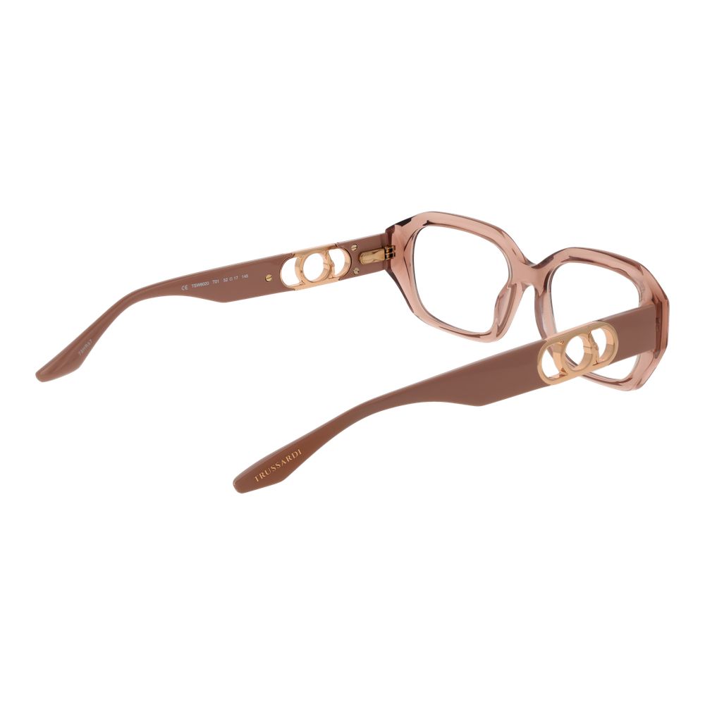 Trussardi Pink Acetate Glasses Women's (Frames)