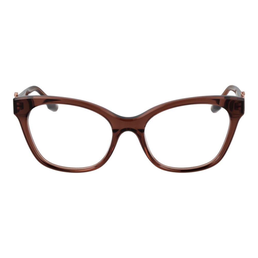 Trussardi Brown Acetate Glasses Women's (Frames)