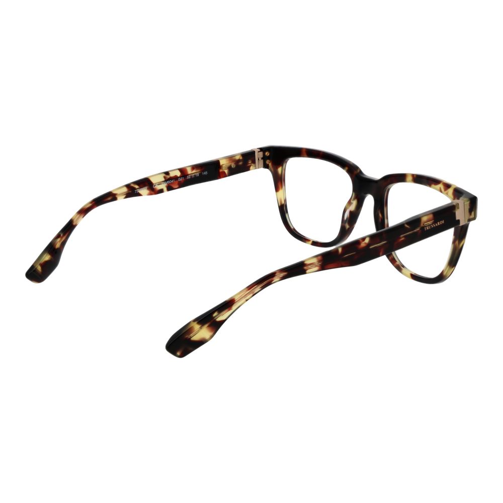 Trussardi Brown Acetate Glasses Men's (Frames)