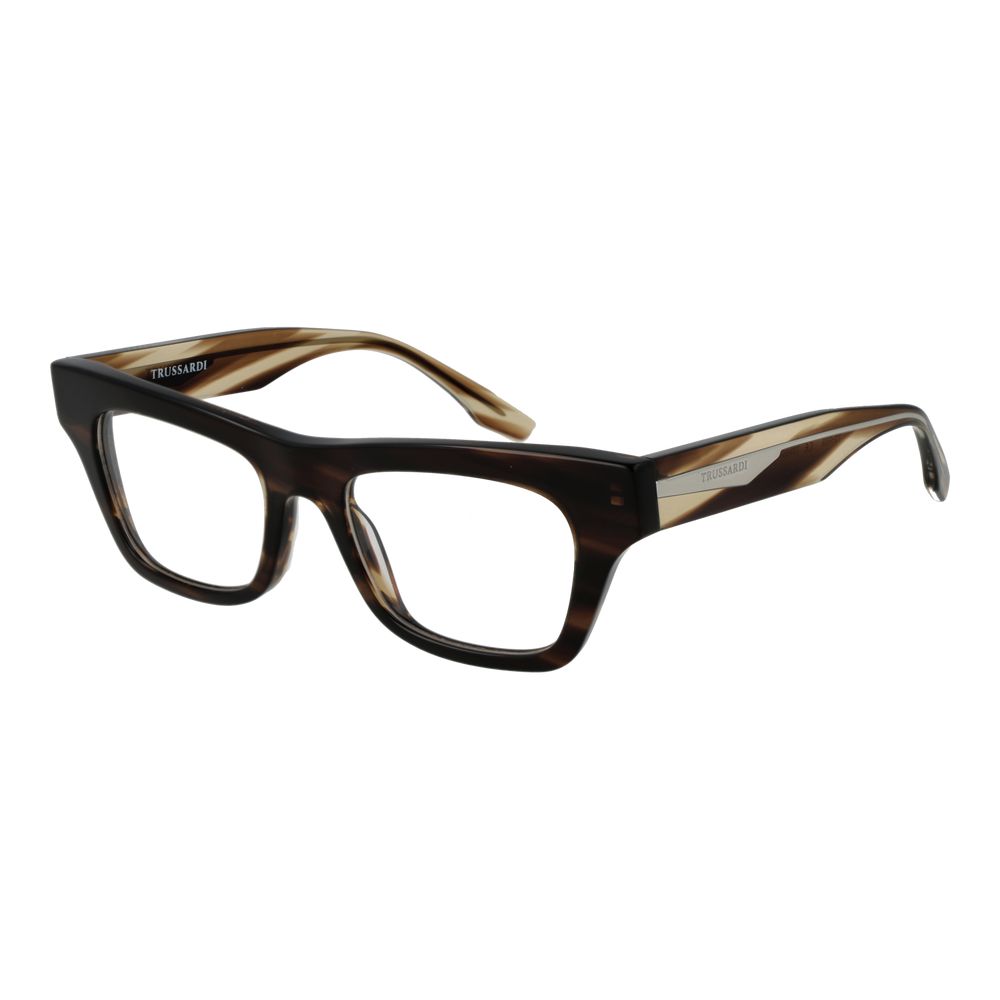 Trussardi Brown Acetate Glasses Women's (Frames)