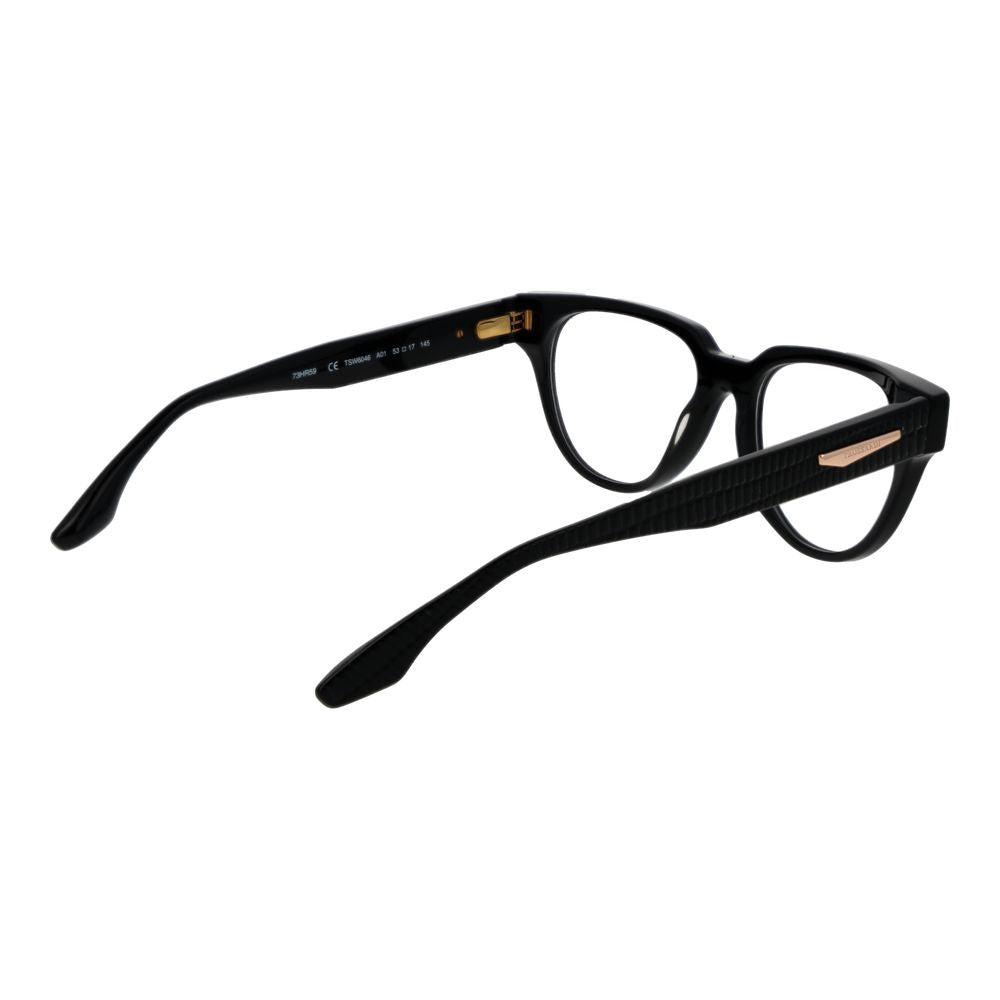 Trussardi Black Acetate Glasses Women's (Frames)