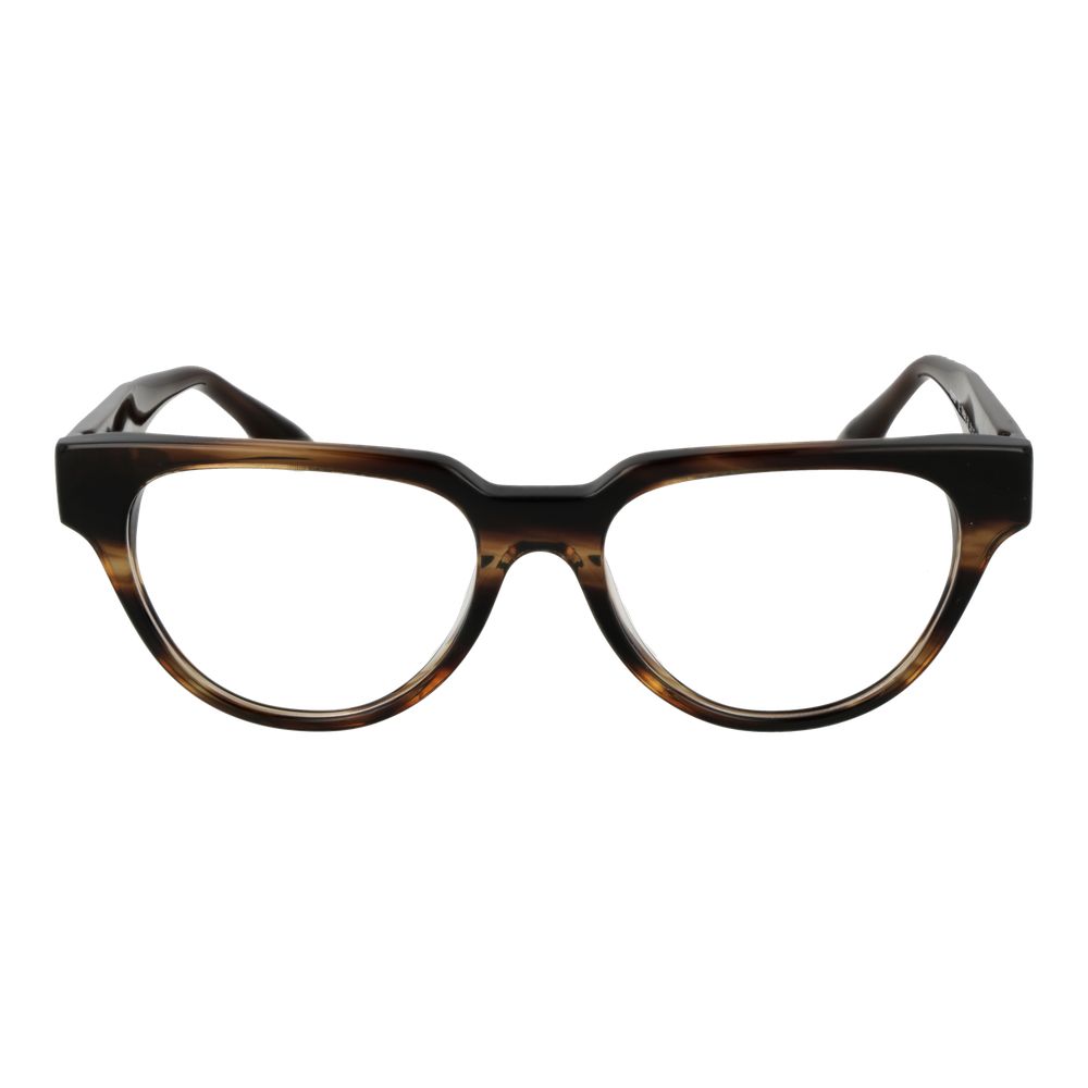 Trussardi Brown Acetate Glasses Women's (Frames)