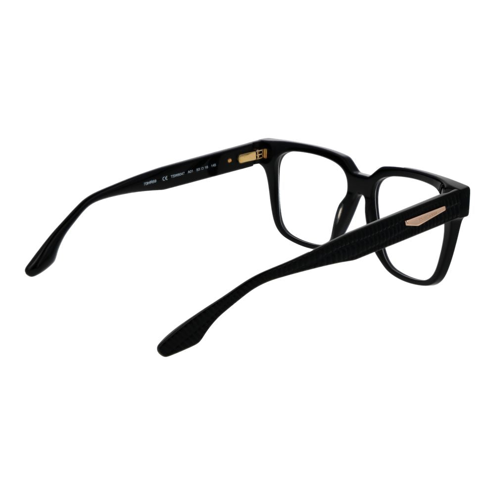Trussardi Black Acetate Glasses Women's (Frames)