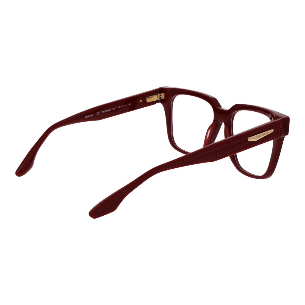 Trussardi Red Acetate Glasses Women's (Frames)