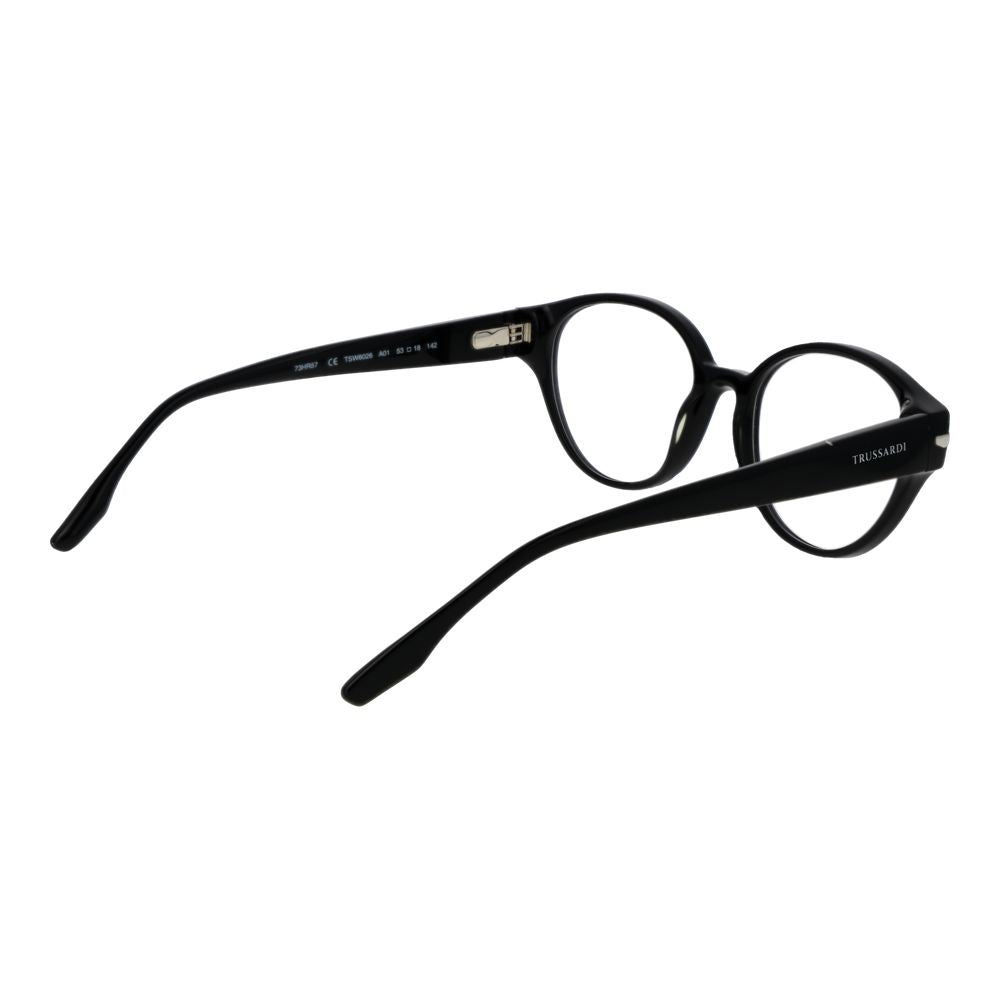 Trussardi Black Acetate Glasses Women's (Frames)