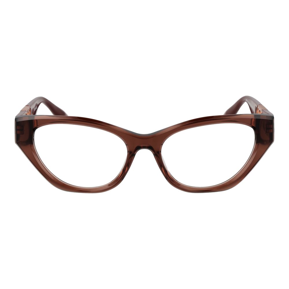 Trussardi Brown Acetate Glasses Women's (Frames)