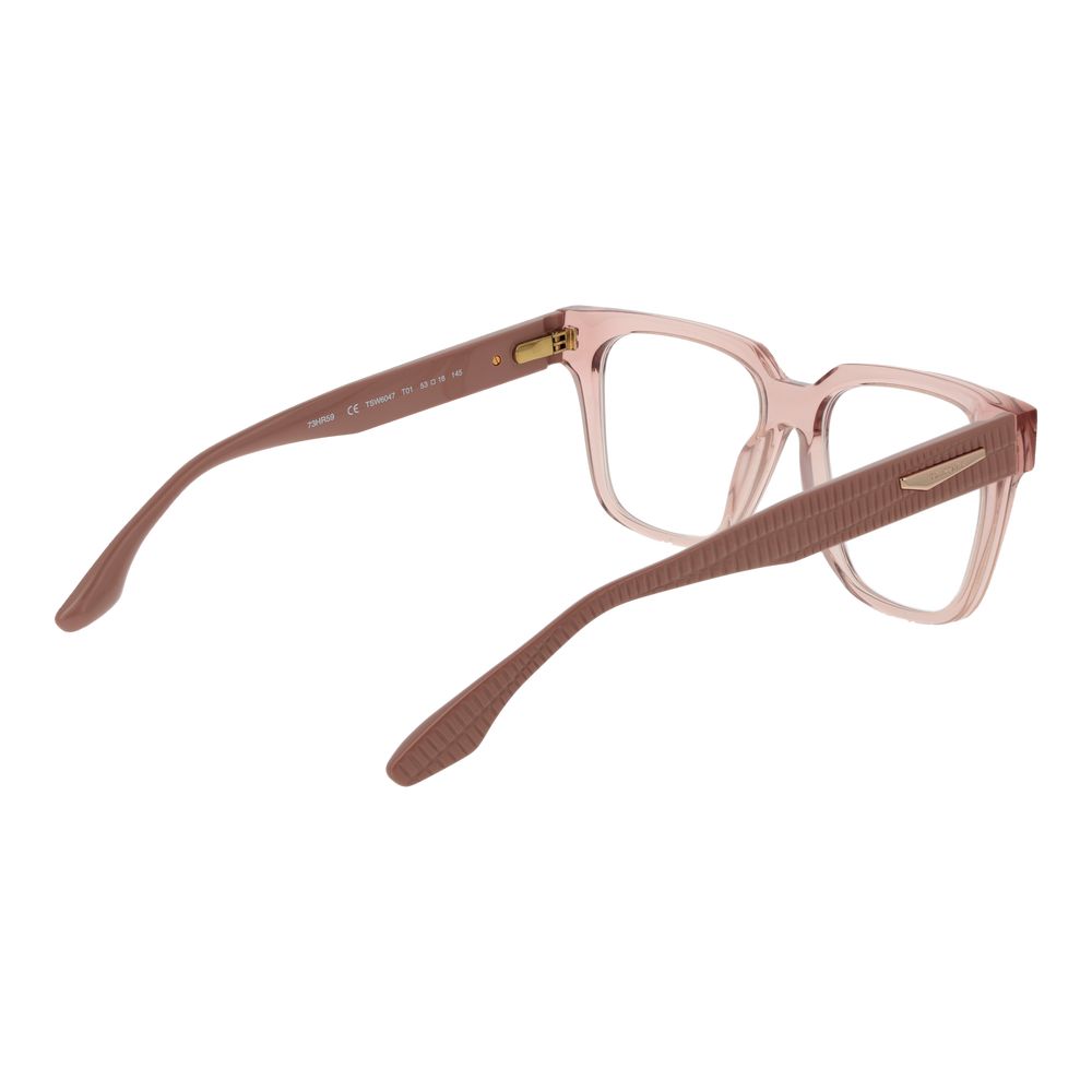 Trussardi Pink Acetate Glasses Women's (Frames)