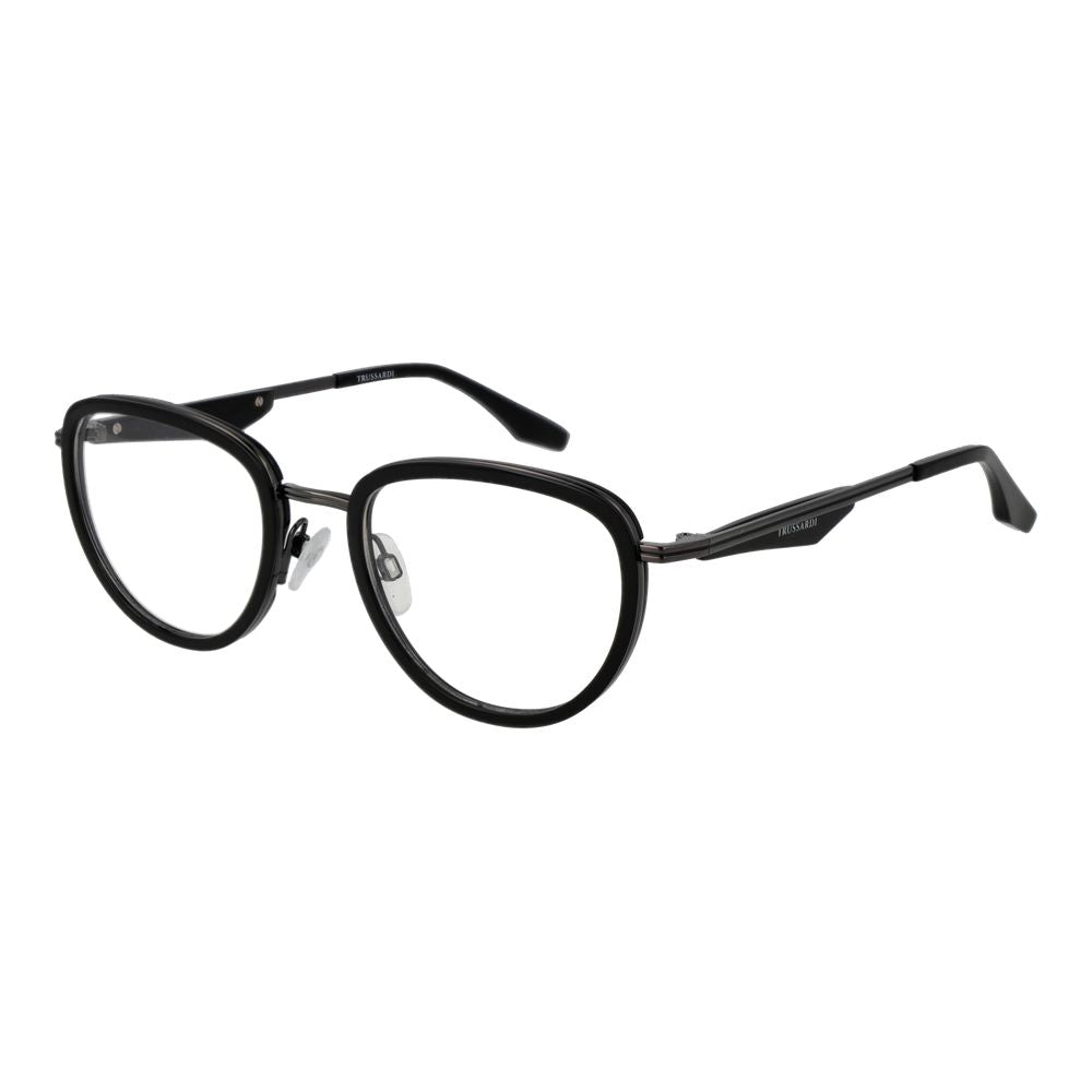 Trussardi Black Metal & Plastic Glasses Men's (Frames)