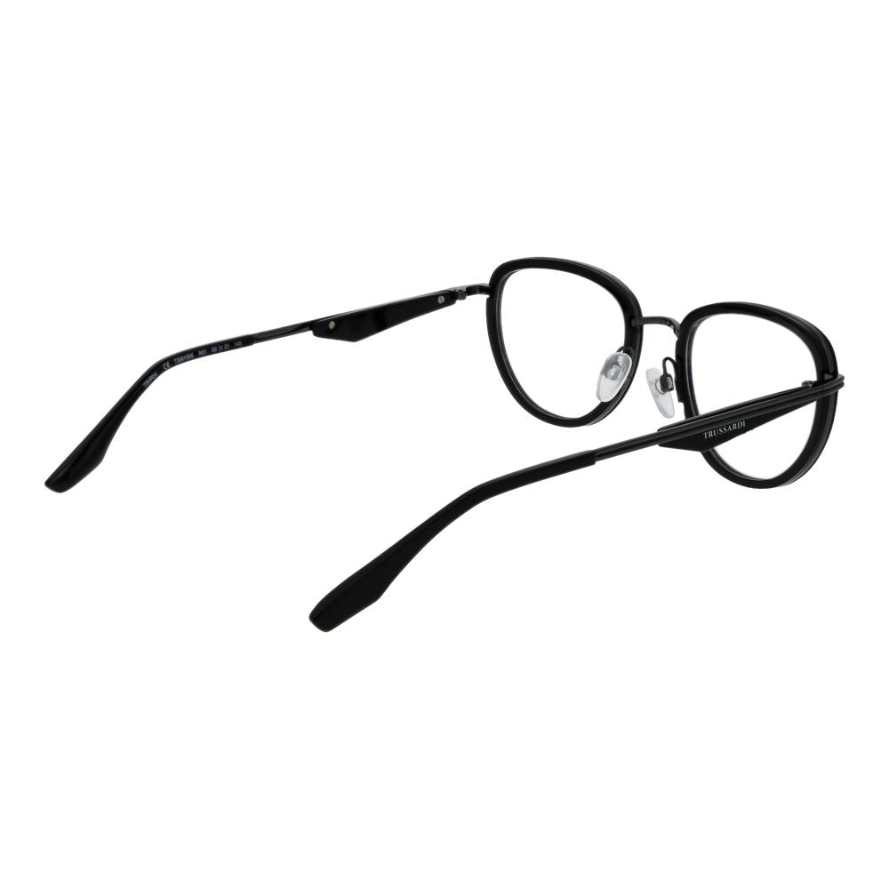 Trussardi Black Metal & Plastic Glasses Men's (Frames)
