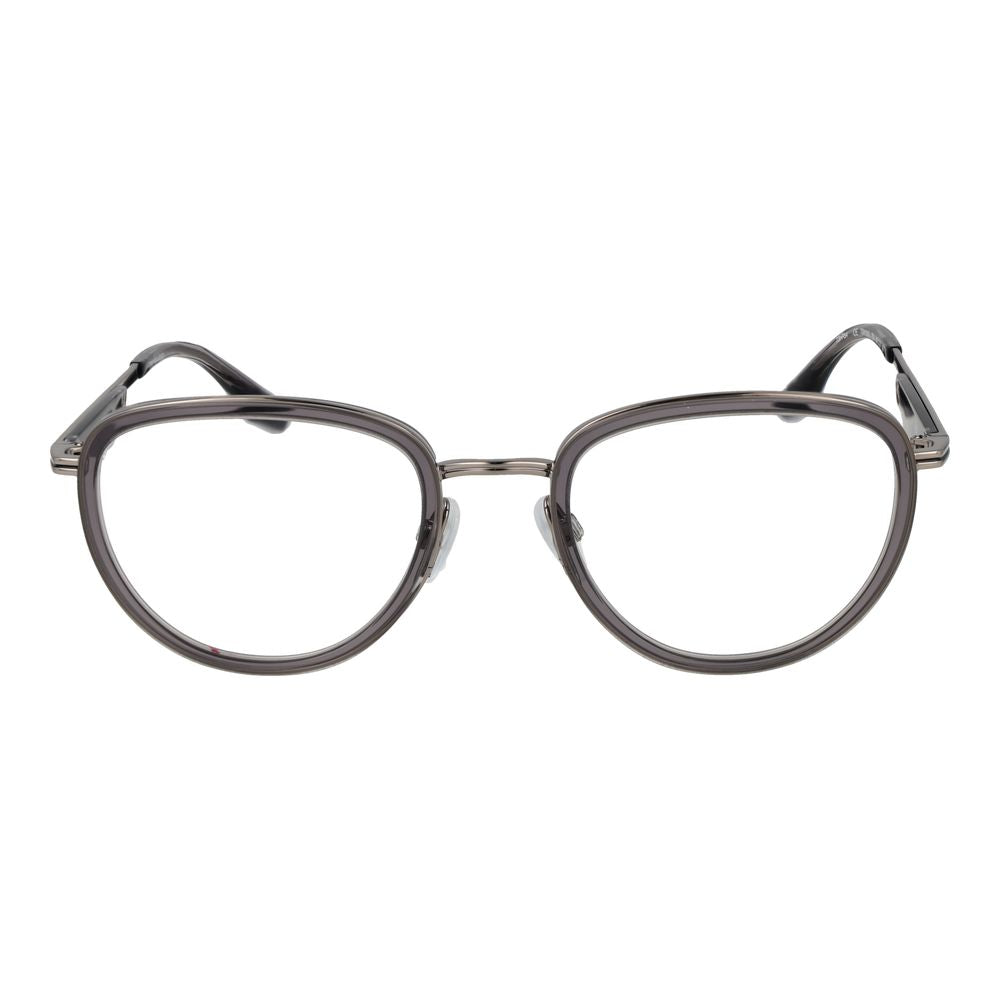 Trussardi Gray Metal Glasses Men's (Frames)
