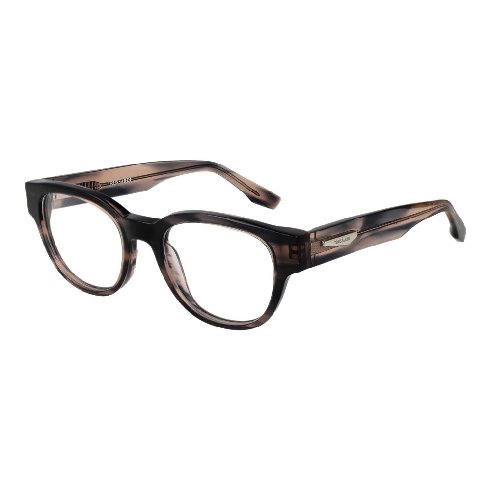 Trussardi Gray Acetate Glasses Men's (Frames)