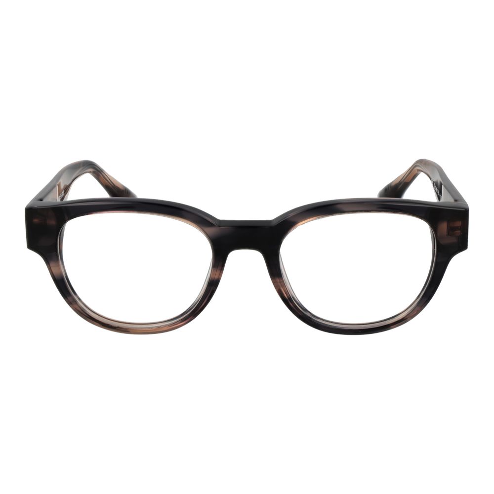 Trussardi Gray Acetate Glasses Men's (Frames)