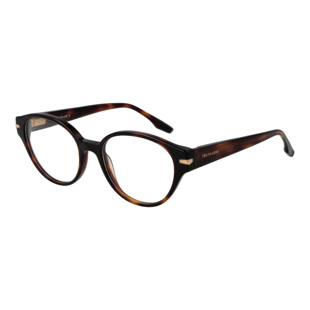 Trussardi Brown Acetate Glasses Women's (Frames)