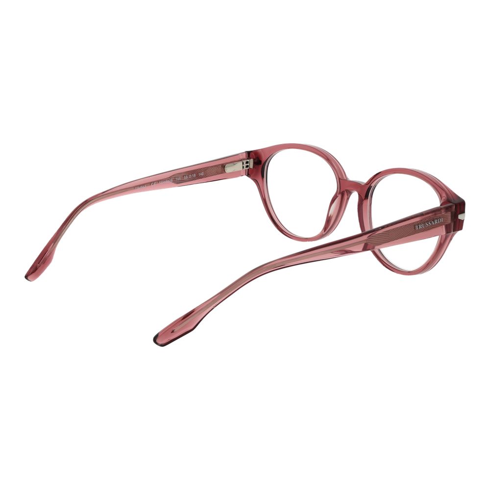 Trussardi Pink Acetate Glasses Women's (Frames)