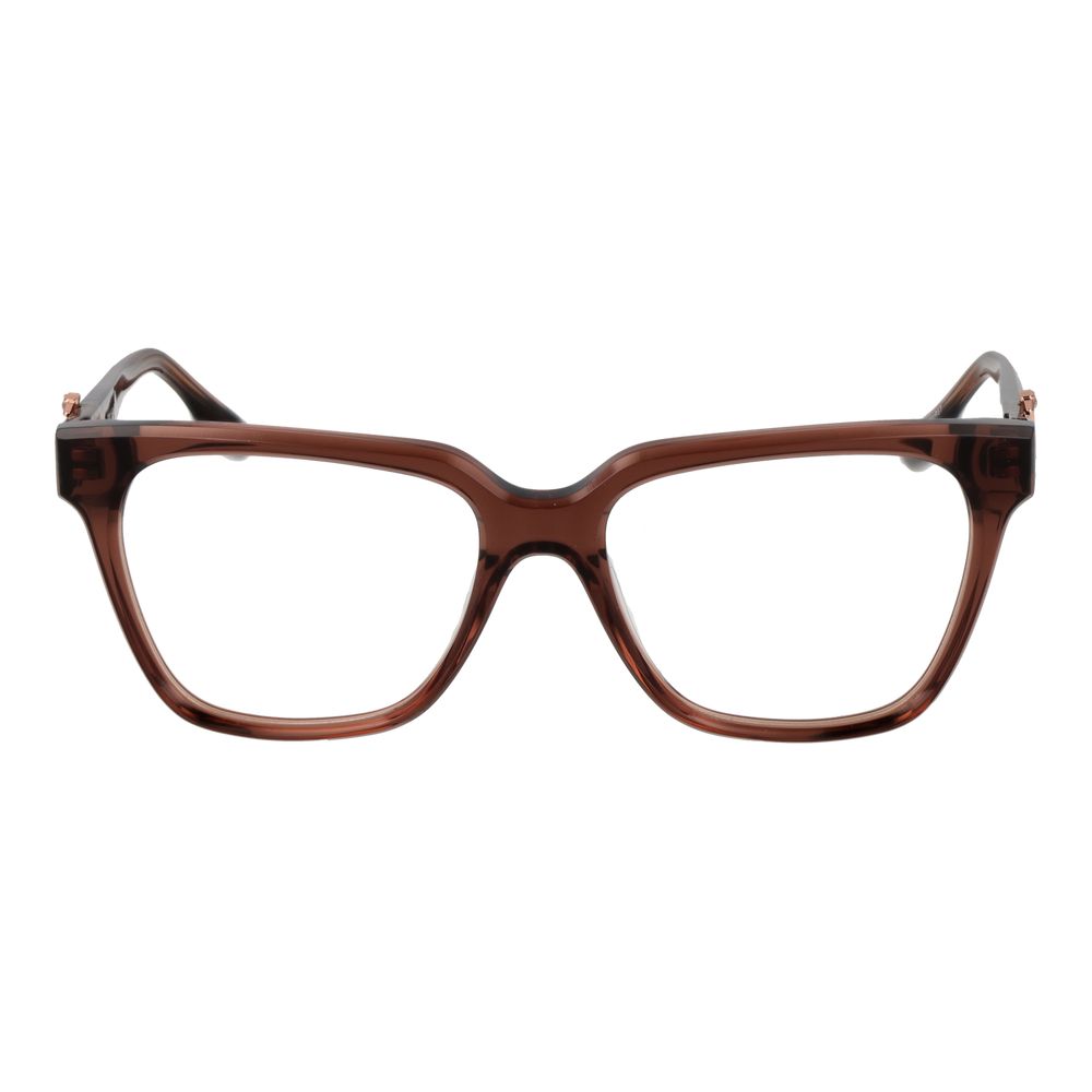 Trussardi Brown Acetate Glasses Women's (Frames)