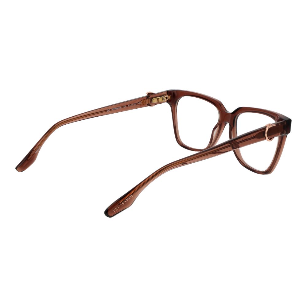 Trussardi Brown Acetate Glasses Women's (Frames)