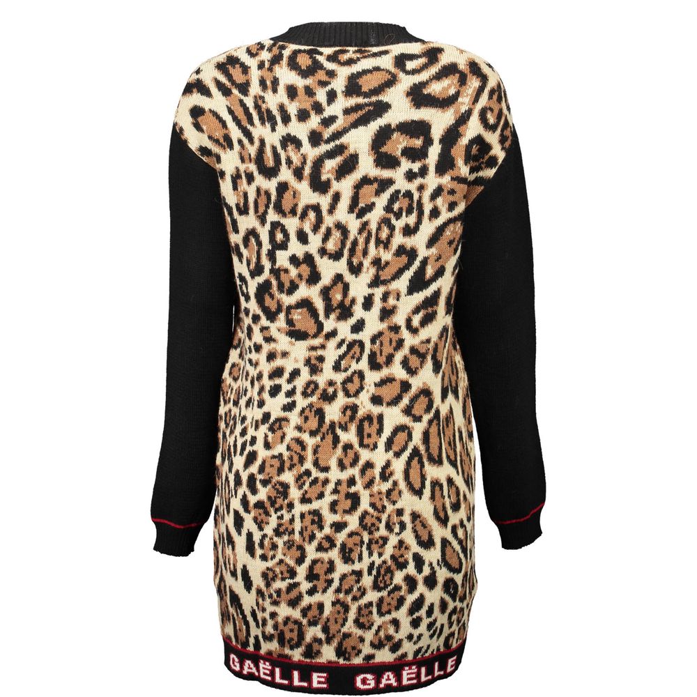 Gaelle Paris Beige Wool Women Women's Dress