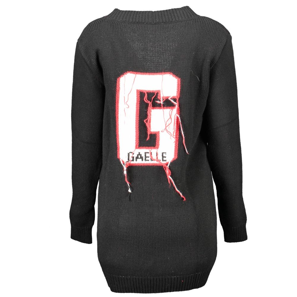 Gaelle Paris Black Acrylic Women Women's Cardigan