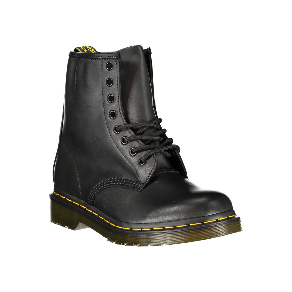Dr. Martens Black Leather Unisex Ankle Women's Boot