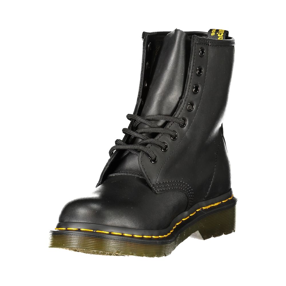 Dr. Martens Black Leather Unisex Ankle Women's Boot
