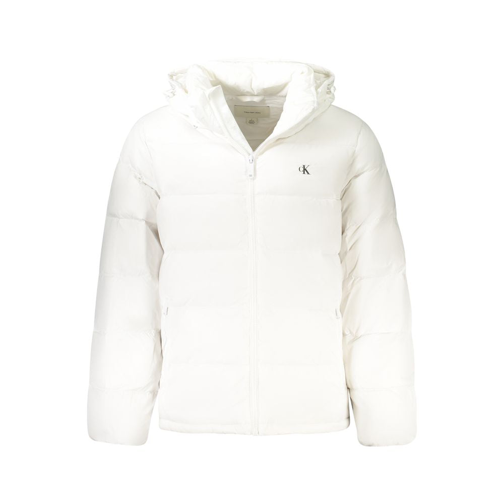Calvin Klein Bianco Poliammide Men's Men's Jacket