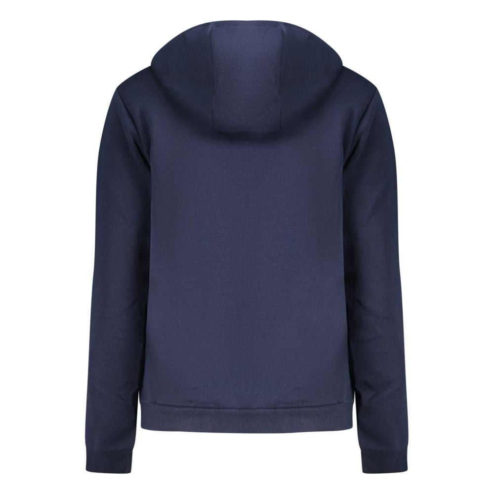 Norway 1963 Blue Cotton Women Sweatshirt with Hood and Women's Zip
