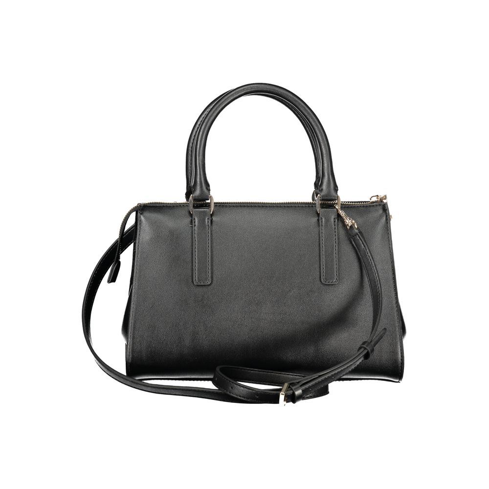 Guess Jeans Black Polyurethane Women Women's Handbag