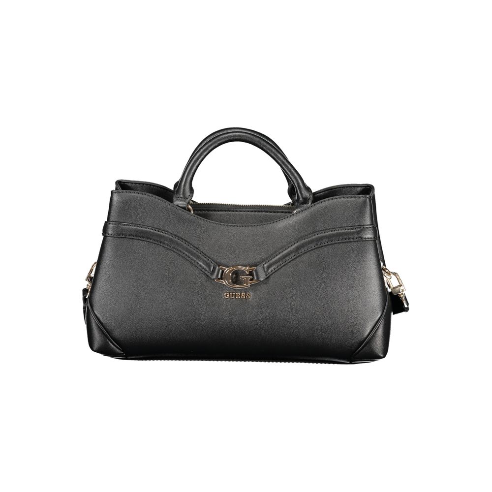 Guess Jeans Black Polyurethane Women's Women's Handbag