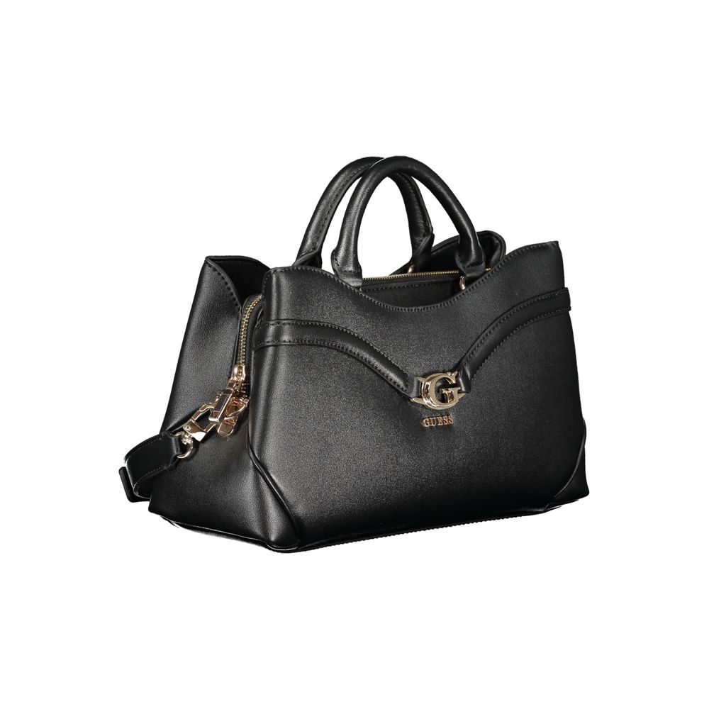 Guess Jeans Black Polyurethane Women's Women's Handbag