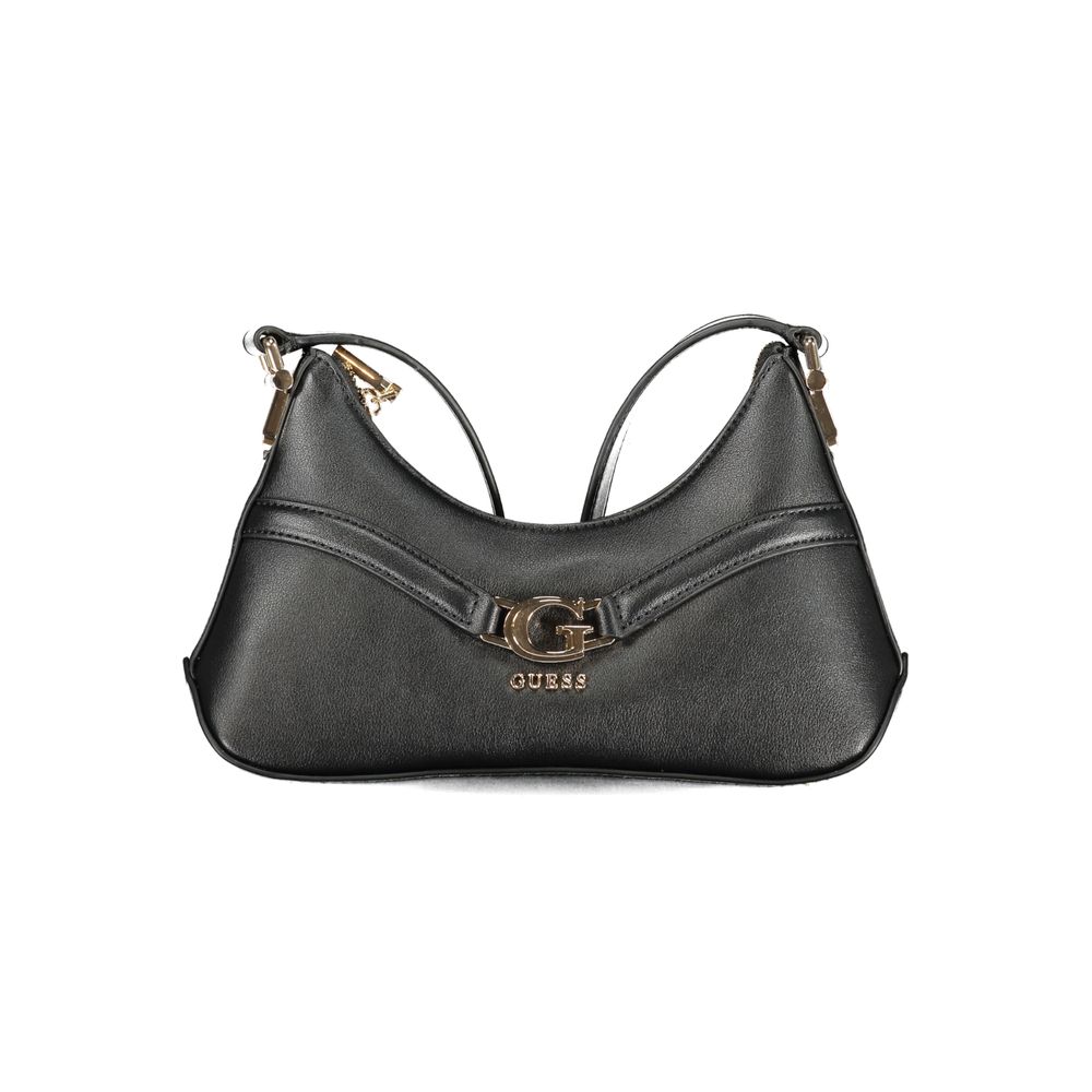 Guess Jeans Nero Poliuretano Women Shoulder Women's Bag
