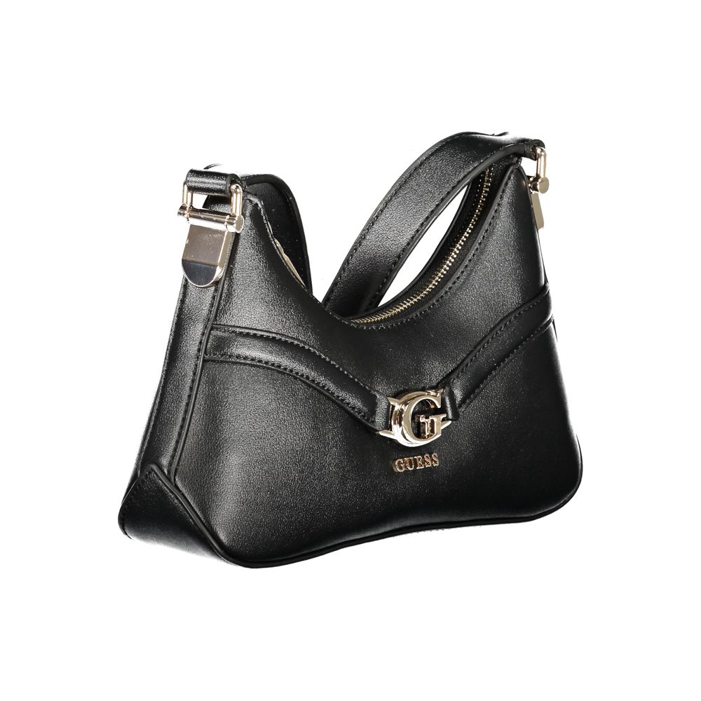 Guess Jeans Nero Poliuretano Women Shoulder Women's Bag