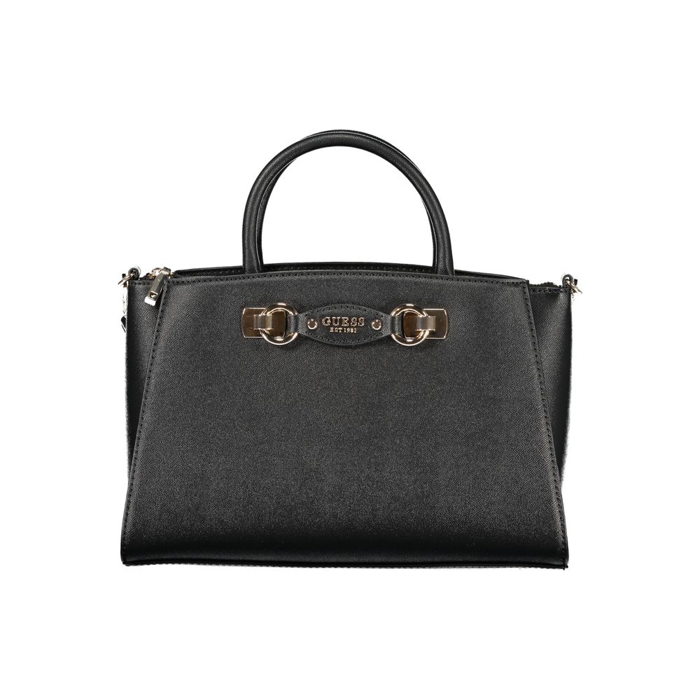 Guess Jeans Black Polyurethane Women Women's Handbag