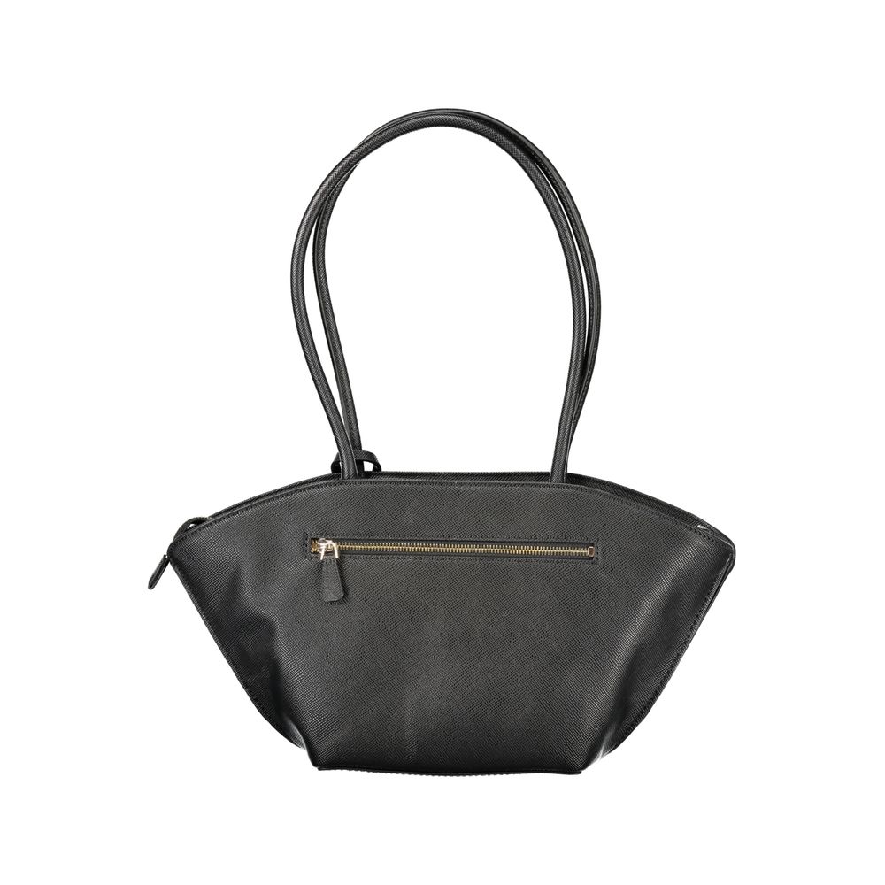Guess Jeans Black Polyurethane Women's Women's Handbag