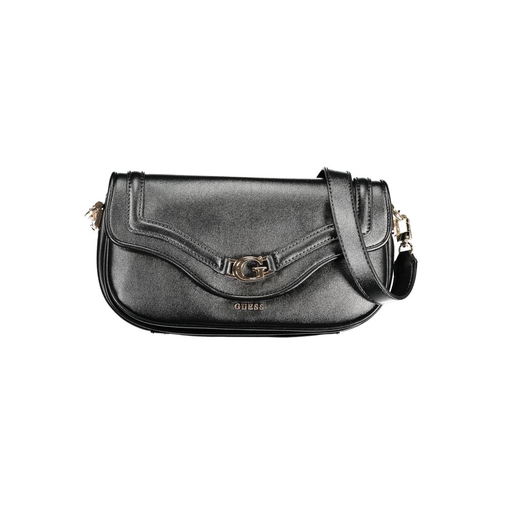 Guess Jeans Black Polyurethane Women Women's Handbag