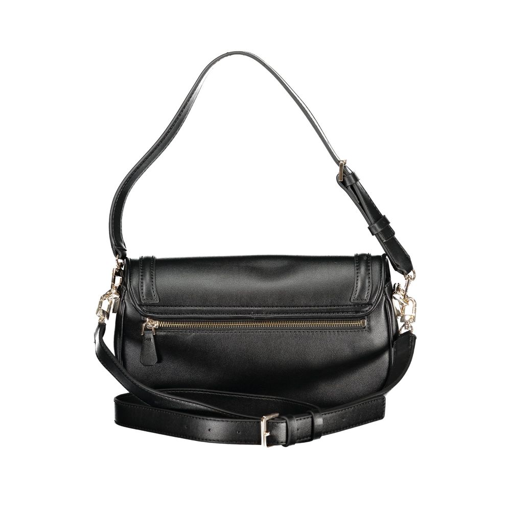 Guess Jeans Black Polyurethane Women Women's Handbag