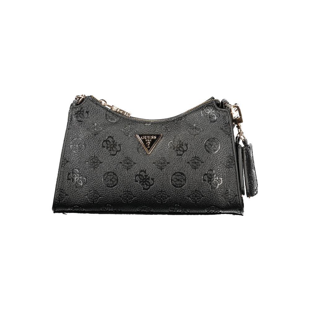 Guess Jeans Black Polyurethane Women Women's Handbag