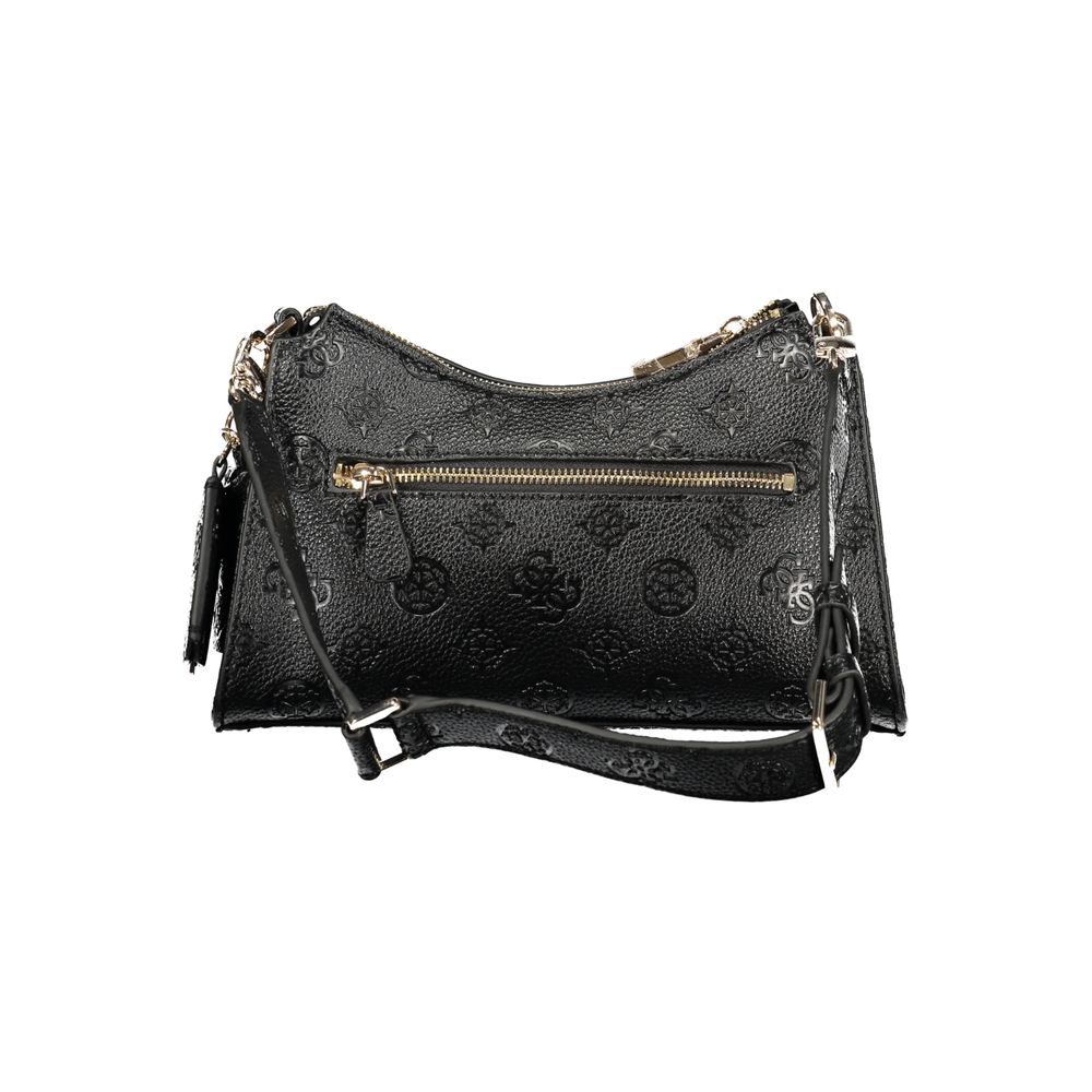 Guess Jeans Black Polyurethane Women Women's Handbag